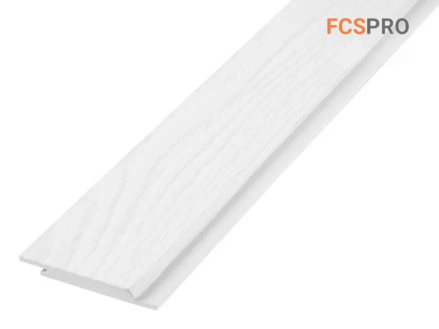 Фиброцементный сайдинг FCSPRO Click Shtil F01 (Белый минерал) купить в Уфе