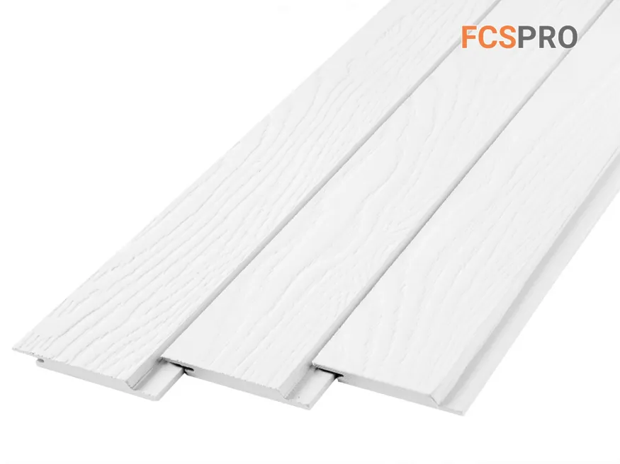 Фиброцементный сайдинг FCSPRO Click Shtil F01 (Белый минерал) купить в Уфе