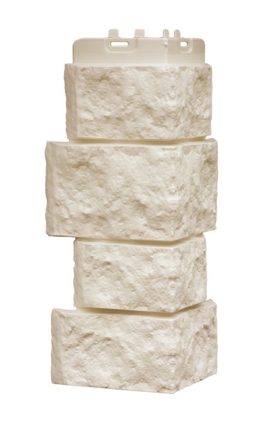 Угол наружный Grand Line, Дикий камень Classic, Молочный купить в Уфе