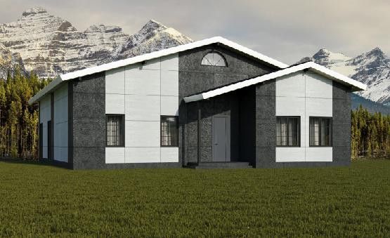 Фиброцементный сайдинг Roofas Board Stone Цвет Антрацит купить в Уфе