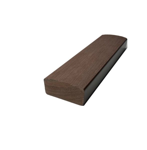 Лавочный брус Ecodecking Некст полнотелый брашированный, Шоколад купить в Уфе