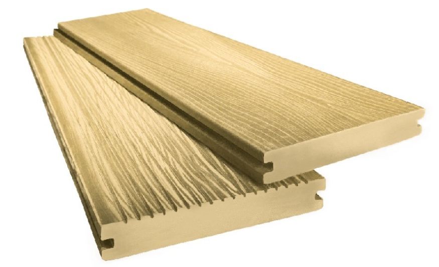 Террасная доска ДПК I-Techplast МАССИВ 3D WOOD Золотой купить в Уфе