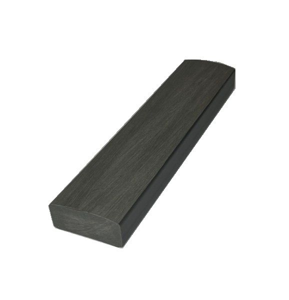 Лавочный брус Ecodecking Некст полнотелый брашированный, Графит купить в Уфе