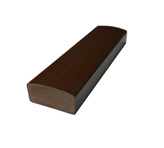 Лавочный брус Ecodecking Некст полнотелый глянцевый, Шоколад купить в Уфе