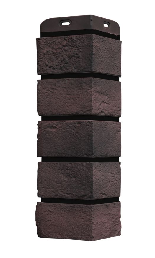 Угол наружный Grand Line, Состаренный кирпич Design Plus, Кофе (Черный шов) купить в Уфе