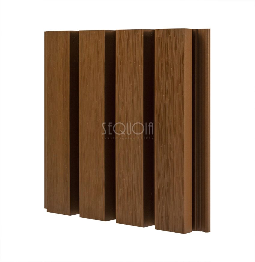 Доска фасадная SEQUOIA co-extrusion Светло-коричневая купить в Уфе