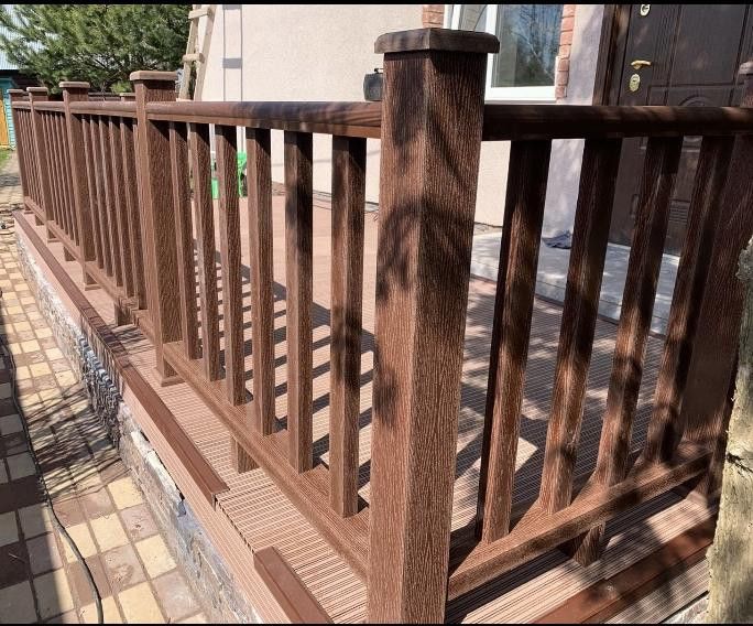 Перила FAYNAG из ДПК WOOD Шоколад купить в Уфе