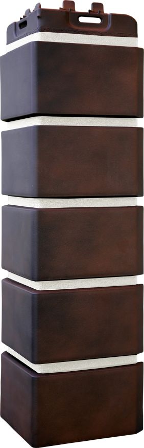 Угол наружный Grand Line, Клинкерный кирпич Design Plus, Кофе с белым швом купить в Уфе
