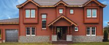 Фиброцементный сайдинг Latonit (коричневый RAL 8014)