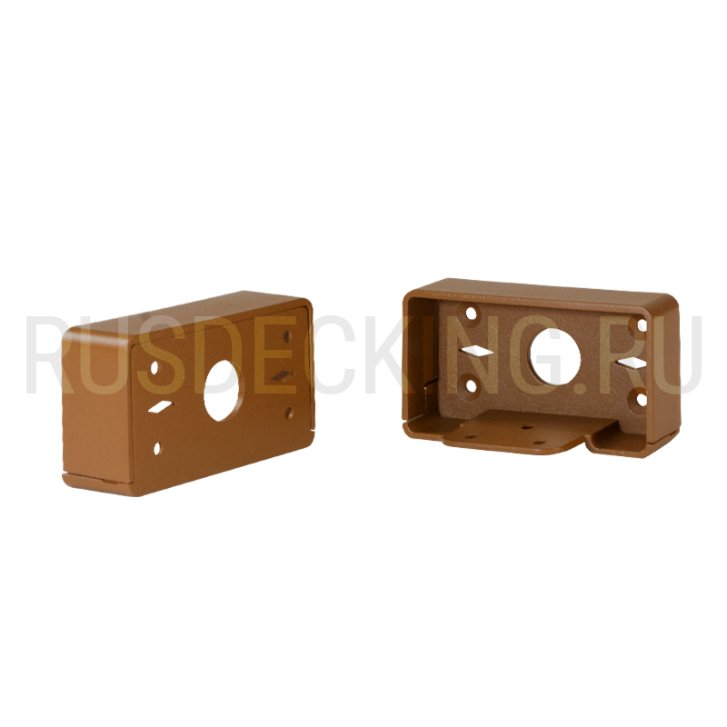 Комплект крепления перил прямое RusDecking Unodeck Орех купить в Уфе