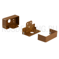 Комплект крепления перил прямое RusDecking Unodeck Орех купить в Уфе