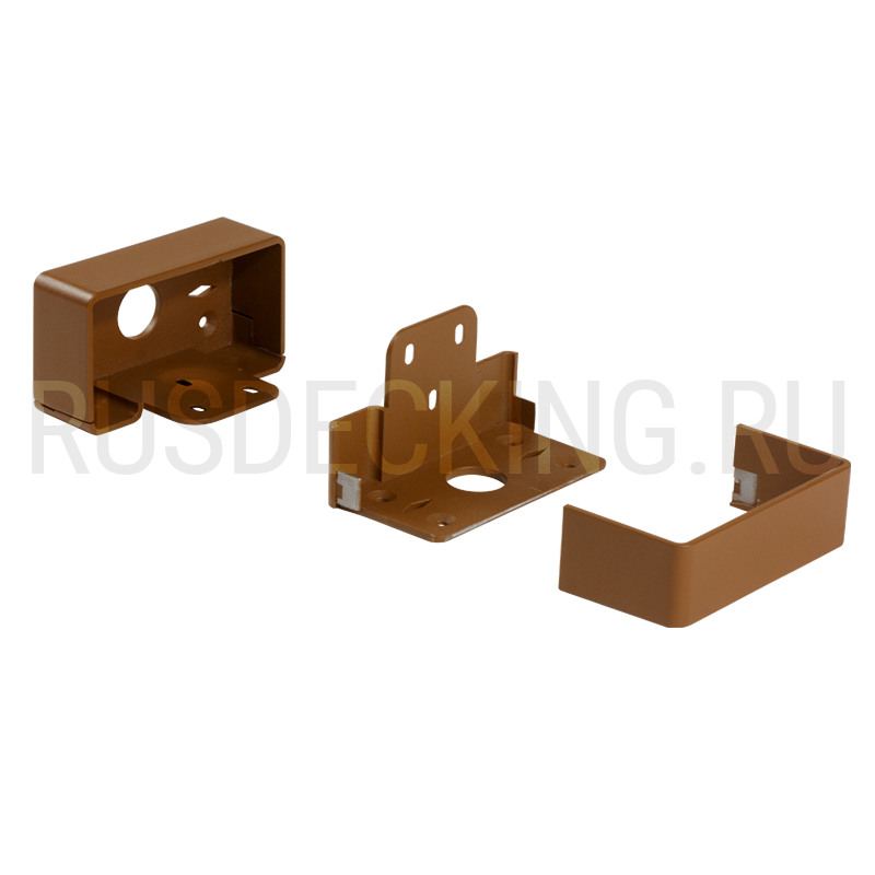 Комплект крепления перил прямое RusDecking Unodeck Орех купить в Уфе