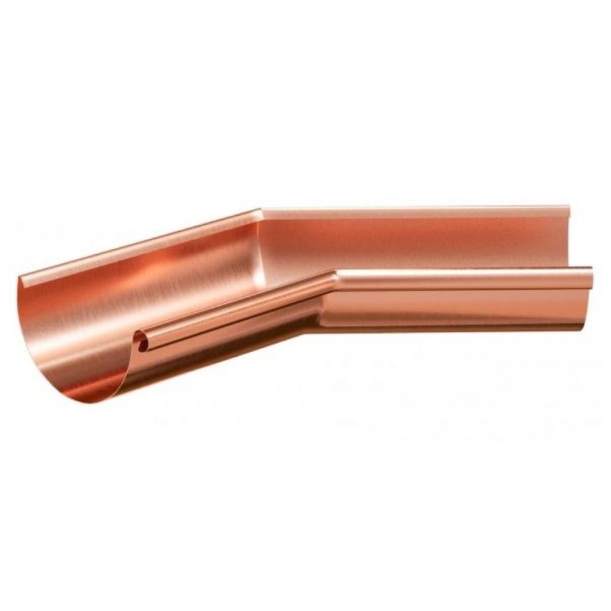 Внутренний угол желоба 135°, Aquasystem, медь 125/90 купить в Уфе