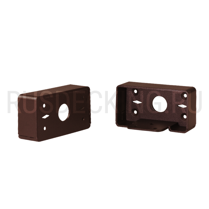 Комплект крепления перил прямое RusDecking Unodeck Венге купить в Уфе