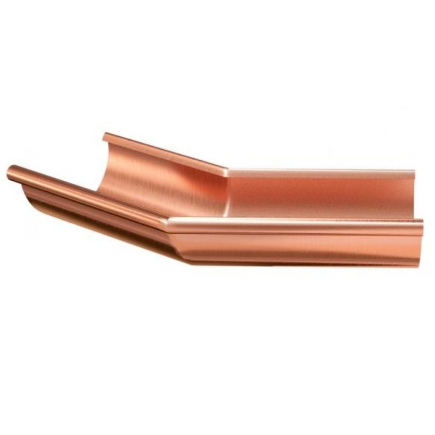 Наружный угол желоба 135° Aquasystem, медь 125/90 купить в Уфе