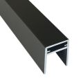 Алюминиевый П-профиль EasyDecking Черное дерево купить в Уфе