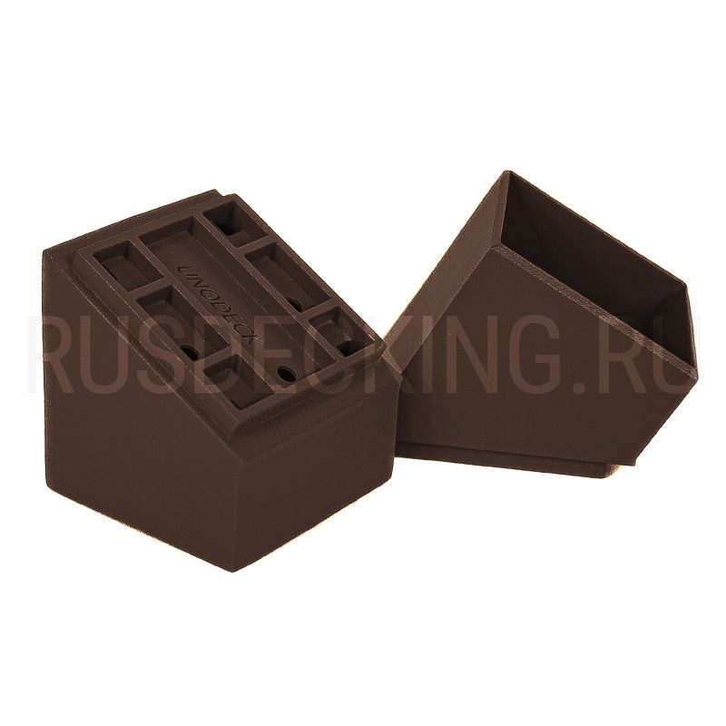 Крепление балясины наклонное RusDecking Unodeck Венге купить в Уфе