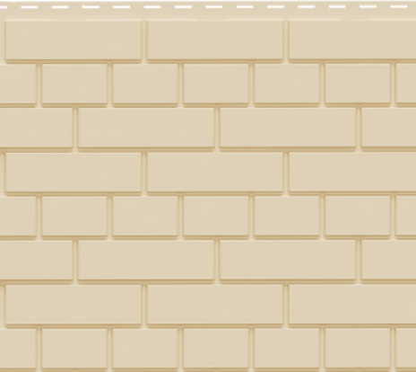 Фасадная панель Доломит в цвете Шампань, имитация кирпича. купить в Уфе