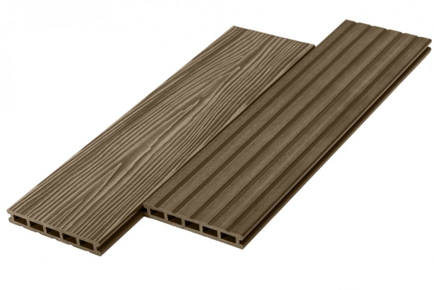 Террасная доска ДПК RusDecking Unodeck Mogano - Орех купить в Уфе