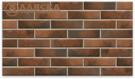 Фасадные термопанели Аляска 24. Retro brick chili купить в Уфе