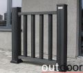 Ограждение из ДПК Outdoor Classic 3D STORM черного цвета купить в Уфе