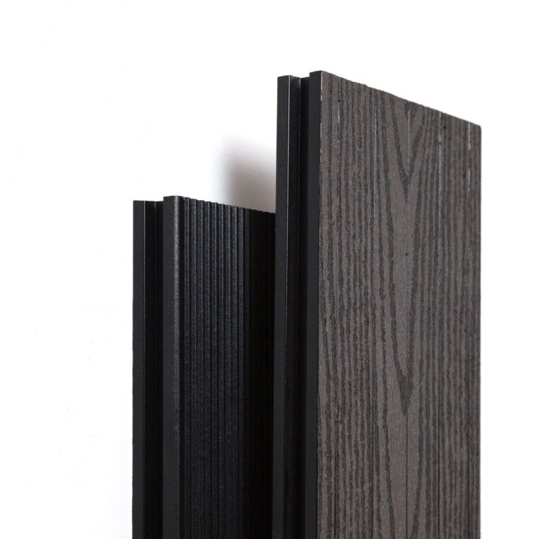 Террасная доска Ecodecking Техно плюс Графит купить в Уфе