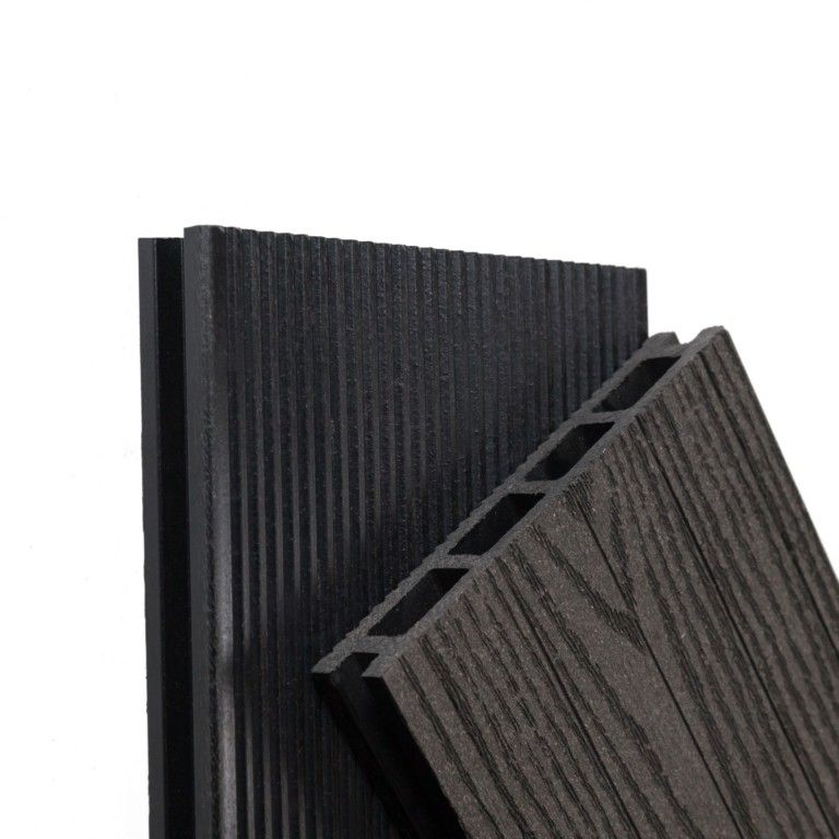 Террасная доска Ecodecking Техно плюс Графит купить в Уфе
