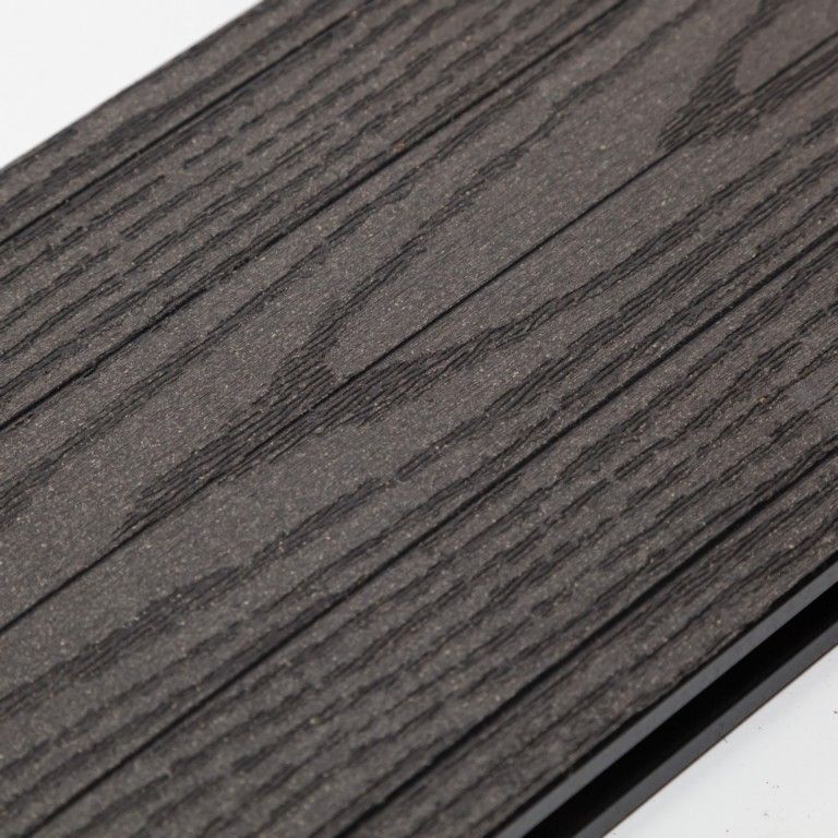 Террасная доска Ecodecking Техно плюс Графит купить в Уфе