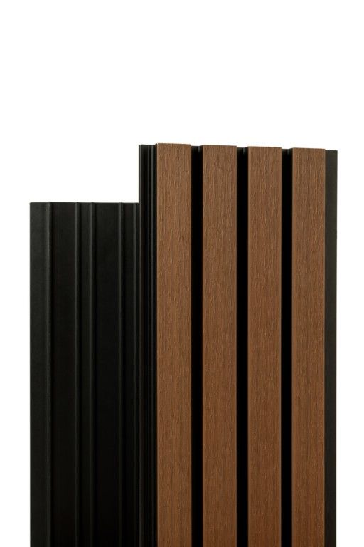 Реечная фасадная панель Ecodecking Скай Коэкструзия Тик купить в Уфе