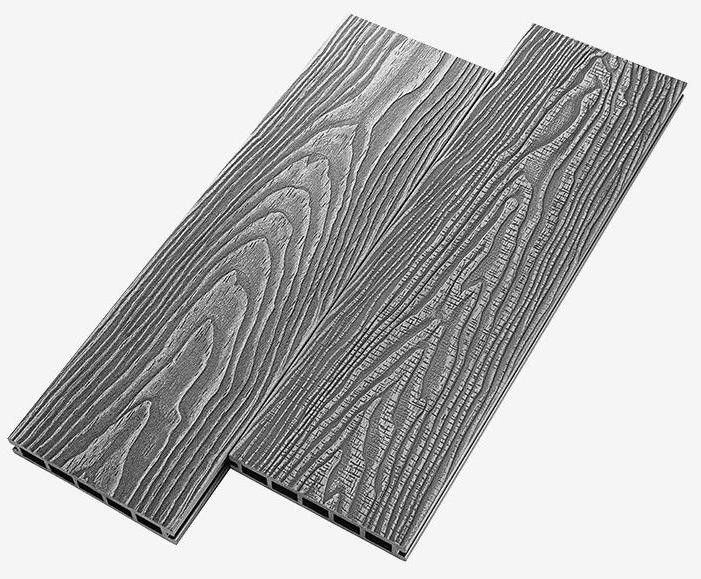 Террасная доска ДПК RusDecking Unodeck Vintage - Серый купить в Уфе