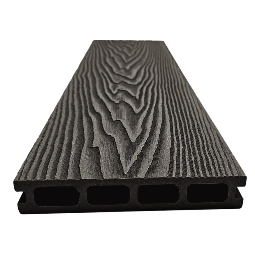 Террасная доска ДПК NanoWood 3D Double Антрацит купить в Уфе