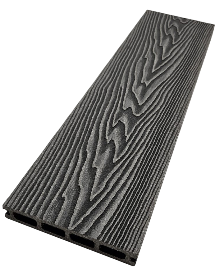 Террасная доска ДПК NanoWood 3D Double Антрацит купить в Уфе