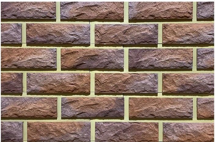 Фиброцементные панели КАНЬОН Сколотый кирпич - 33 купить в Уфе