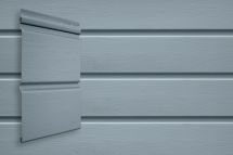 Виниловый сайдинг Grand Line Double-брус Голубой