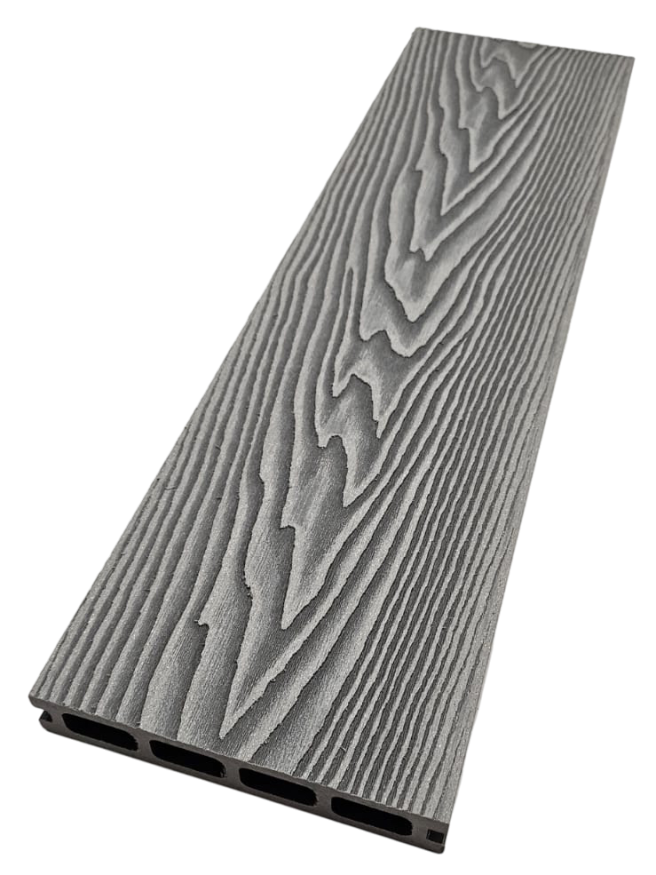 Террасная доска ДПК NanoWood 3D Double Серый купить в Уфе