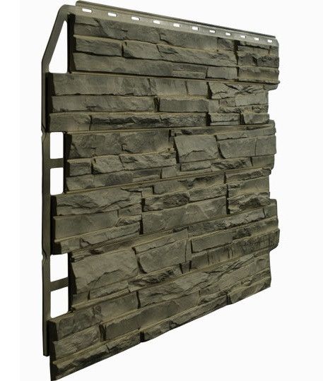 Фасадная панель Fineber, Скол 3D, Цвет Дымчатый купить в Уфе