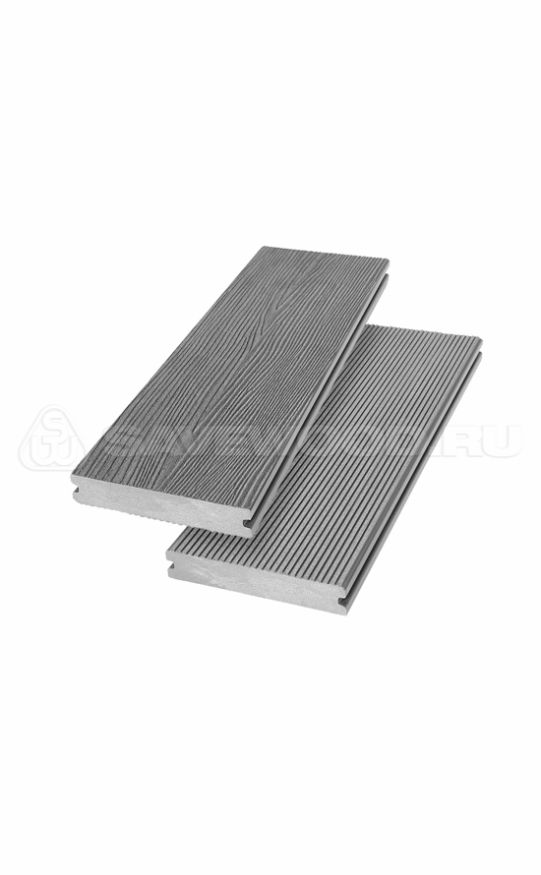 Террасная доска ДПК SaveWood, SW Abies (R), Пепельный купить в Уфе