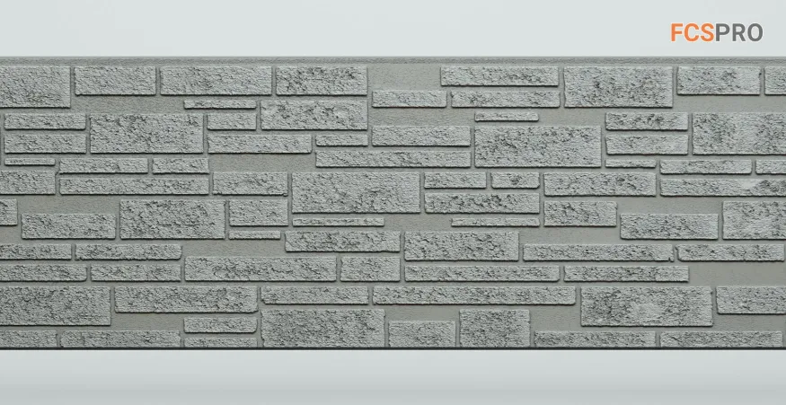 Фиброцементные панели FCS Simple АА1 (под камень) купить в Уфе