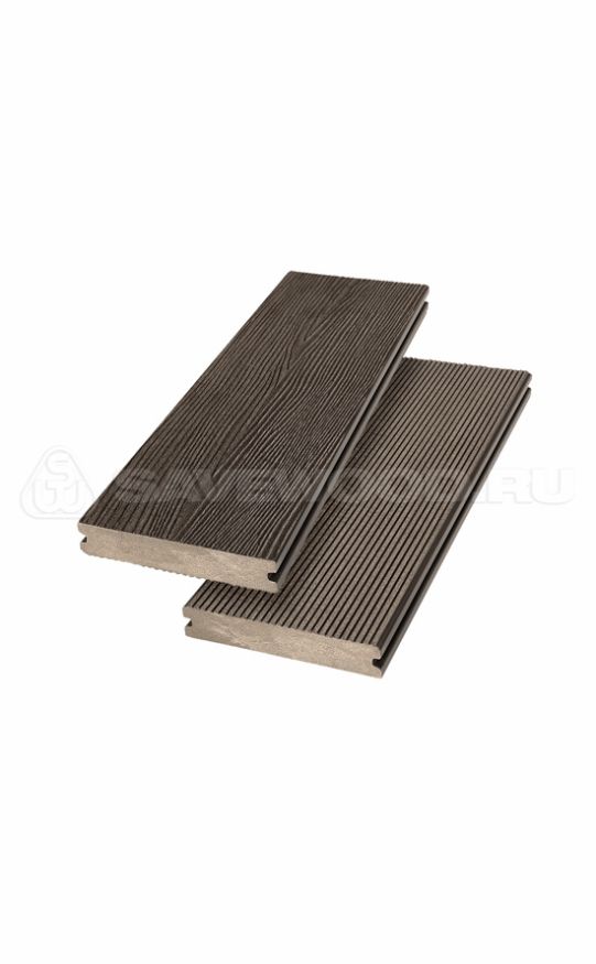 Террасная доска ДПК SaveWood, SW Abies (R), Темно-коричневый купить в Уфе
