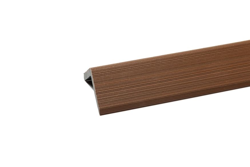 Уголок торцевой Ecodecking Скай коэкструзия Тик купить в Уфе