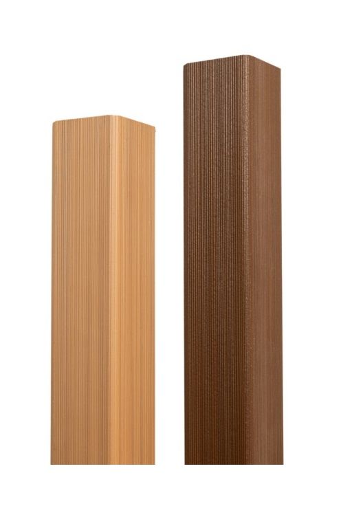 Уголок торцевой Ecodecking Скай коэкструзия Тик купить в Уфе