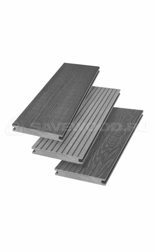 Террасная доска ДПК SaveWood, SW Fraxinus (R), Графит купить в Уфе
