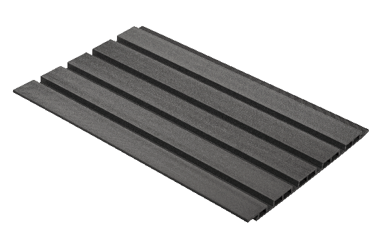 Фасадная панель GRINDERDECO, ДПК, двухсторонняя, цвет Серый базальт купить в Уфе