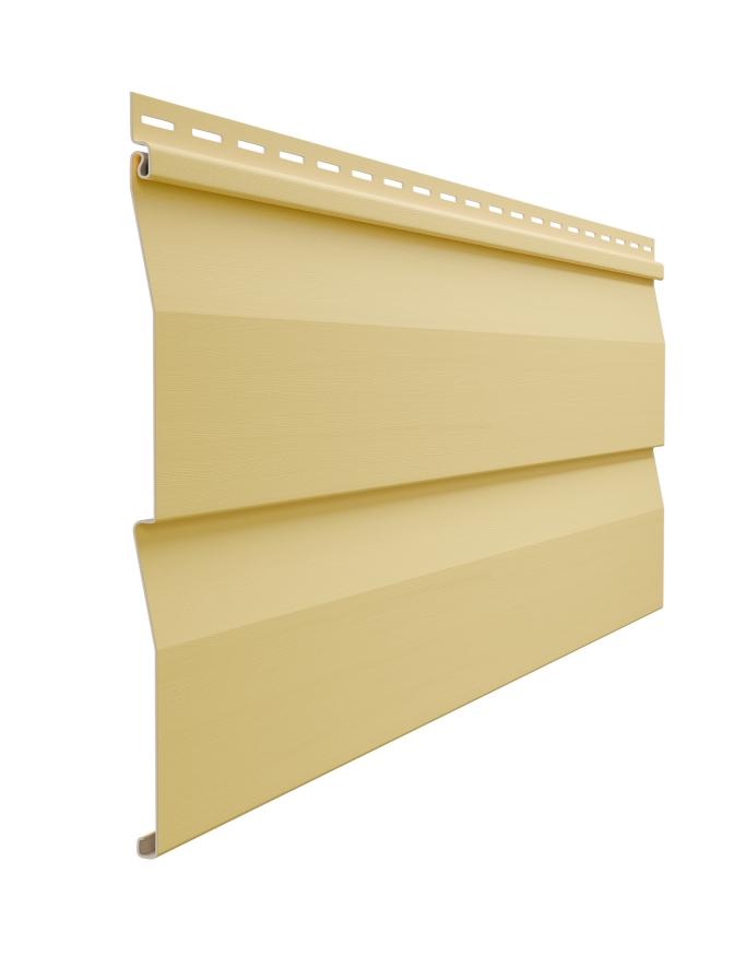 Виниловый сайдинг Docke, Корабельный брус D4.5D STANDARD, Лимон купить в Уфе
