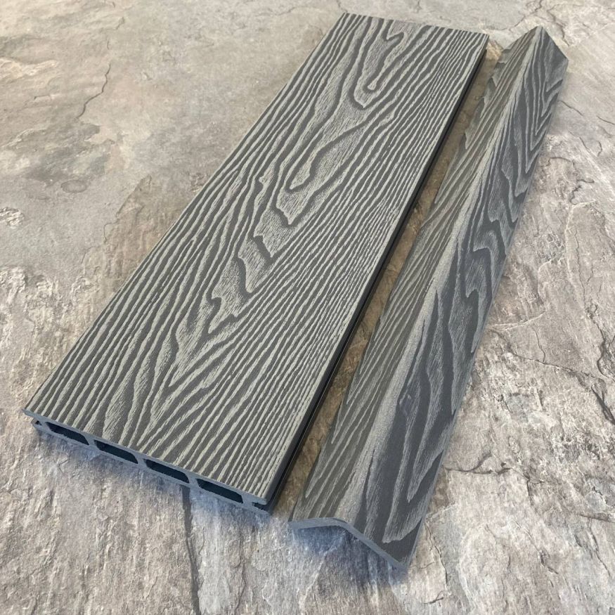 Террасная доска ДПК EasyDecking, Wood-X, Серый купить в Уфе