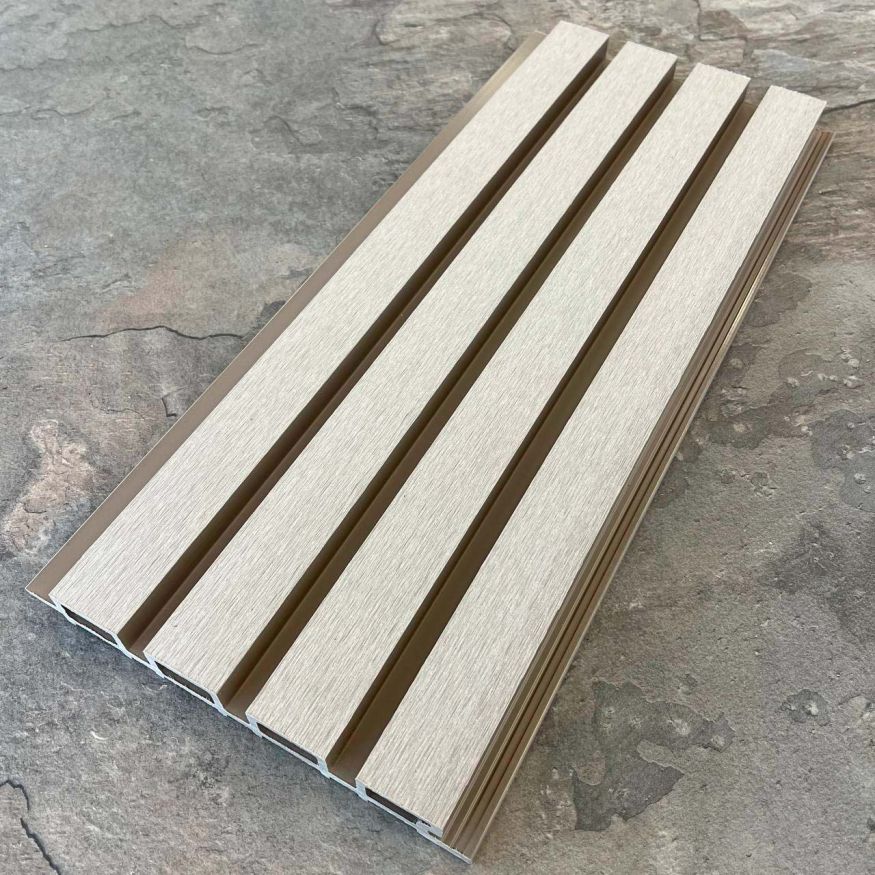 Фасадная реечная панель EasyDecking, Wood-X, Бежевый купить в Уфе