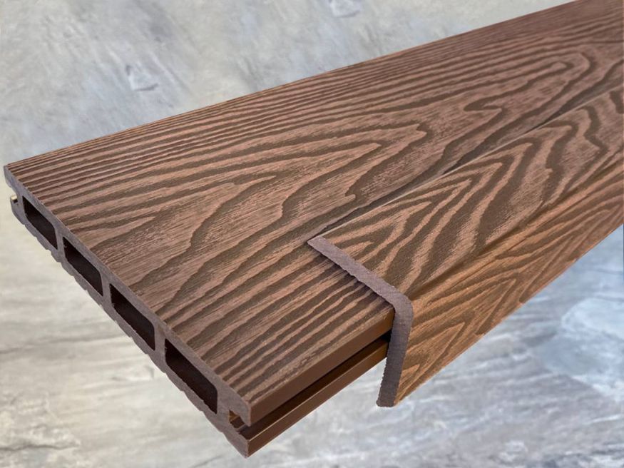 Террасная доска ДПК EasyDecking, Wood-X, Коричневый купить в Уфе