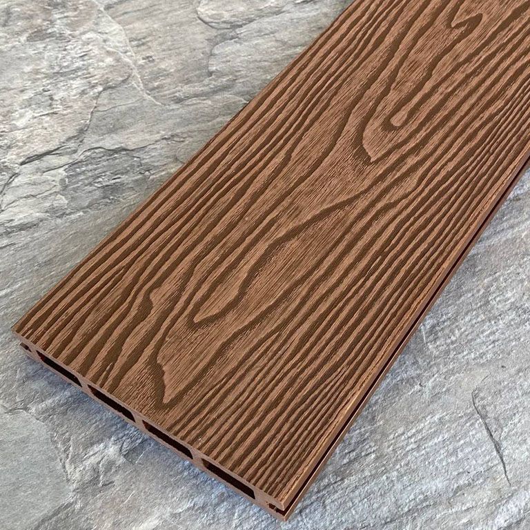 Террасная доска ДПК EasyDecking, Wood-X, Коричневый купить в Уфе