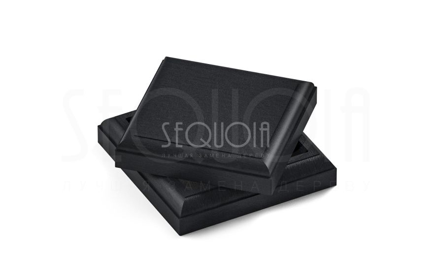Комплект крышка и юбка для столба SEQUOIA BLACK купить в Уфе