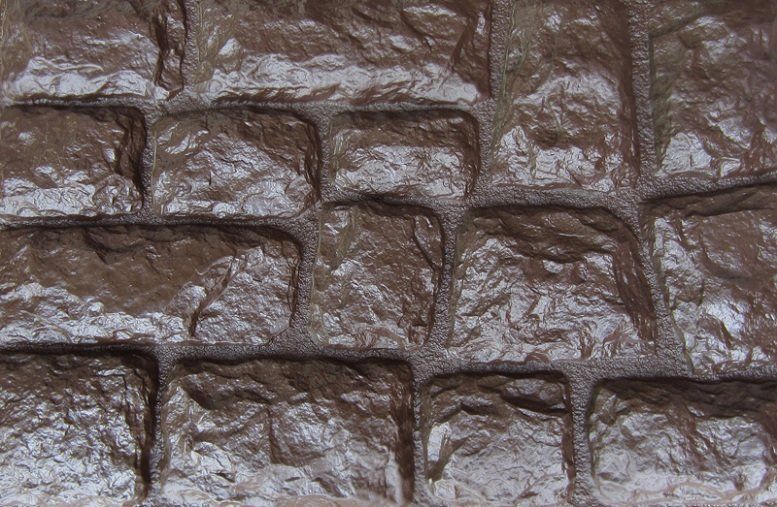 Фасадная панель Аэлит Крупный камень Коричневый купить в Уфе